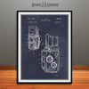 1960 Rolleiflex Photographic Camera Patent Print Blackboard