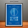 1909 Ludwig Snare Drum Patent Print Blueprint