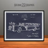 1939 Fire Truck Patent Print Blackboard