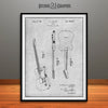 1951 Fender Guitar Patent Print Gray