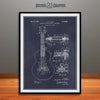 1952 Gibson Guitar Bridge Patent Print Blackboard