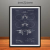 1906 Eyeglasses Patent Print Blackboard