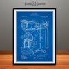 1919 Anesthetic Machine Patent Print Blueprint