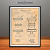 1888 Pharmacist Druggist's Sign Patent Print Antique Paper