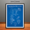 1979 Smoking Device Water Pipe Patent Print Blueprint