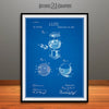 1894 Billiard Ball Patent Print Blueprint