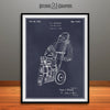 1929 Michelin Man Air Compressor Patent Print Blackboard