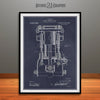 1919 Chevrolet Internal Combustion Engine Patent Print Blackboard