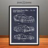 1995 Dodge Viper SRT Patent Print Blackboard