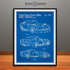 1995 Dodge Viper SRT Patent Print Blueprint