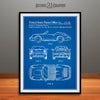 Porsche 911 Patent Print Blueprint