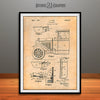 1930 Henry Ford Cowl Patent Poster Antique Paper