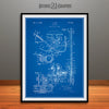 1928 Henry Ford Carburetor Patent Print Blueprint