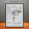 1908 Mauser Recoil Loading Pistol Patent Print Gray