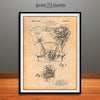 1942 Henry Ford Internal Combustion Engine Patent Print Antique Paper