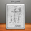 1922 G. A. Morgan - First Traffic Signal Patent Print Gray