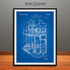 1932 Henry Ford Engine Patent Print Blueprint