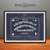 1920 Ouija Board Patent Print Blackboard