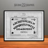 1920 Ouija Board Patent Print Gray