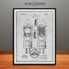 1929 Conrad Vacuum Tube Patent Print Gray