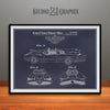 1966 George Barris Batmobile Patent Print Blackboard