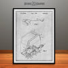 1984 First Computer Mouse Patent Print Gray