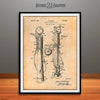 1930 J J Tokheim Gasoline Pump Patent Print Antique Paper