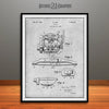 1928 Henry Ford Engine Patent Print Gray