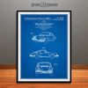 1964 Porsche 911 Carrera Patent Print Blueprint