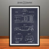 1914 Dodge Brothers Car Body Design Patent Print Blackboard