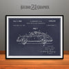 1962 Porsche 356 Patent Print Blackboard