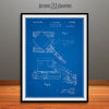 1937 Backhoe Excavator Patent Print Blueprint