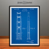 1932 San Francisco Golden Gate Bridge Patent Print Blueprint