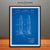 1959 Wernher Von Braun Rocket Propelled Missile Patent Print Blueprint