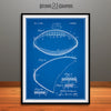 1936 Reach Football Patent Print Blueprint