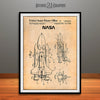 1975 Space Shuttle Patent Print Antique Paper