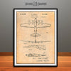 1935 B17 Flying Fortress Patent Print Antique Paper