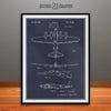 1935 B17 Flying Fortress Patent Print Blackboard
