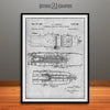 1950 Afterburner for Turbo-Jet Engines Patent Print Gray