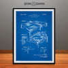 1949 Table Tennis, Ping Pong Game Table Patent Print Blueprint