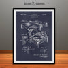 1949 Table Tennis, Ping Pong Game Table Patent Print Blackboard