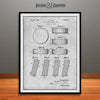 1940 Hockey Puck Patent Print Gray