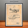 1937 CW-25 Jeep Trainer Patent Print Antique Paper