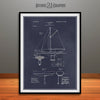 1901 Schoenhut Sailboat Patent Print Blackboard