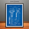 1925 Evinrude Outboard Motor Patent Print Blueprint