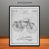 1939 Schwinn Bicycle Patent Print Gray