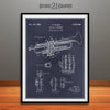 1937 Trumpet Patent Print Blackboard