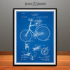 1889 Jeffery Velocipede Bicycle Patent Print Blueprint