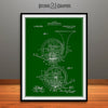 1914 French Horn Patent Print Green