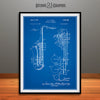 1949 Saxophone Patent Print Blueprint